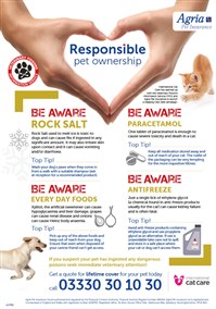 Agria Pet Insurance has announced the launch of a new campaign to highlight the threat to animals from everyday poisons and toxins. 