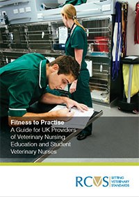 The RCVS has published a guide for student veterinary nurses and providers of veterinary nursing education regarding fitness to practise issues.