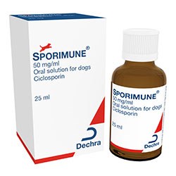 Dechra Veterinary Products has launched Sporimune (ciclosporin), licensed for the treatment of chronic manifestations of atopic dermatitis in dogs.