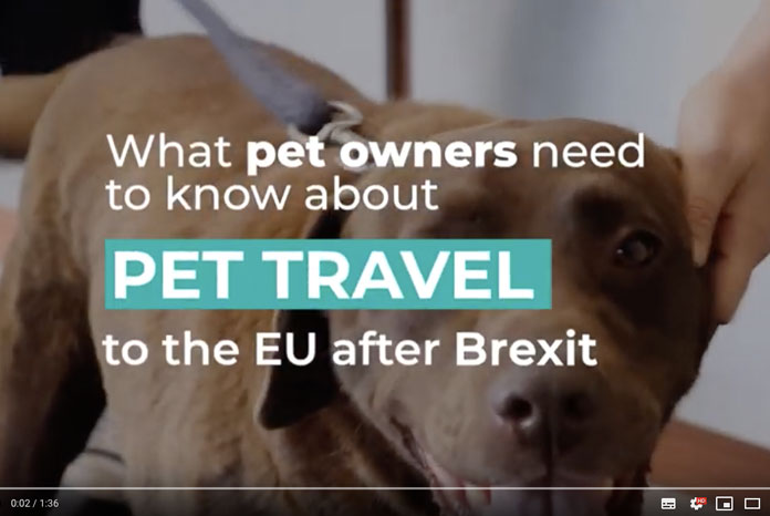 defra pet travel to australia