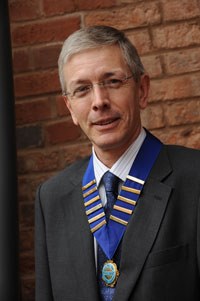 Newly inducted BSAVA president Michael Day
