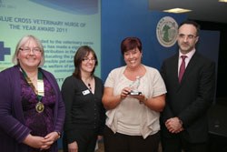 The Blue Cross animal charity has award presented its Veterinary Nurse of the Year award to Terri-Ann Corbett