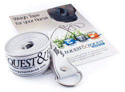 Pfizer is giving away a free equine weigh tape with every purchase of Equest & Equest Pramox 