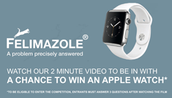Dechra Veterinary Products has launched a competition for veterinary professionals in which you could win an Apple Watch for watching a two-minute video presentation about Felimazole, its treatment for feline hyperthyroidism, and answering three questions.
