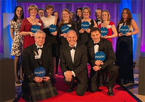 Winners announced for the Petplan Veterinary Awards 2014   Following a nationwide search to find the UK’s top veterinary professionals for 2014, Petplan, the UK’s largest pet insurance provider, has announced the winners of the prestigious Petplan Veterinary Awards.    The awards recognise and celebrate staff and practices throughout the country who have delivered an exceptional level of care, going above and beyond the call of duty in keeping the nation’s pets healthy and owners happy.      Suzanne Cheadle, Petplan’s Acting Head of Marketing said:Support Staff  clients and staff alike “As the leader in the pet insurance market for over 36 years, we have a rich history of working with veterinary practices across the UK. The Petplan Veterinary Awards recognise and celebrate the fantastic work that goes on across those practices.”   She added: “This year saw over 12,000 nominations which demonstrates the appetite from both staff and clients for celebrating exceptional work. We had a wonderful selection of first class finalists and I’d like to congratulate all the winners who thoroughly deserve their awards.”   The winners for each category are: VET OF THE YEAR Hector Low, Old Mill Veterinary Practice, Isle-of-Lewis What really stood out for the independent panel of judges was Hector’s dedication to the profession and how he moved his practice to a new premises so it could offer better facilities and a wider range of services for animals and owners alike. He has always got his clients and their pets at the forefront of all his decisions and is truly passionate about his role within the profession.   VET NURSE OF THE YEAR Tina Wright, Warbeck House Veterinary Centre, Merseyside Tina is particularly responsible for setting up an Ear Care Club for animals at the centre who suffer from recurrent ear problems, which she has put her heart and soul into over the last year, while also tutoring student veterinary nurses and running puppy socialisation classes which have proved hugely popular among clients. Tina is a shining example of how vital the role of the vet nurse is when delivering outstanding service to clients and their pets. She is enthusiastic, passionate and always puts her clients’ needs first.   PRACTICE SUPPORT STAFF OF THE YEAR Henrietta Fidler, Beech House Veterinary Centre, Surrey Henrietta is somebody who loves her role within the veterinary profession, thriving on the interaction she has between both the clients and animals. She has nurtured and developed strong and solid client relationships as well as good working relationships with her colleagues. If there is anything that the Veterinary Awards highlights, it is that team work is a vital part of the job, and Henrietta is proof of that.   PRACTICE OF THE YEAR The Vets’ Place, Cheshire Wendy and Michael Hough set up their practice, The Vets’ Place, from scratch in 2009. Since then, the practice has grown from strength to strength. As a small practice they have plenty of opportunity to really get to know their individual clients and their pets and have built strong relationships that their customers value. The Vet’s Place is a shining example of the exceptional service a practice can deliver.   PRACTICE MANAGER OF THE YEAR Sharon Lane-Kieltyka, Shepton Veterinary Group Ltd, Somerset Sharon is a people person through and through which feeds the passion she has for a role that extends beyond the care of clients and their pets. Sharon has overseen a large scale building project that saw the practice double in size and been a key driver in the recent rebranding of the practice, highlighting not only her steadfast can-do attitude, but her ability to drive change in the interest of her clients. Her enthusiasm for the industry is something to be admired.   For further information please visit www.petplan.co.uk