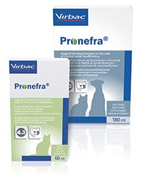 Virbac has launched Pronefra, a palatable phosphate-binder to aid with the management of chronic kidney disease (CKD) in cats and dogs.