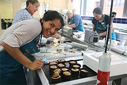 Monique Noronha MRCVS from the Park Veterinary Centre in Watford with some of her creations.