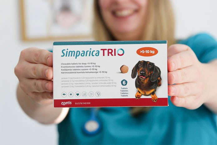Zoetis launches Simparica Trio ecto- and endoparasiticide for dogs