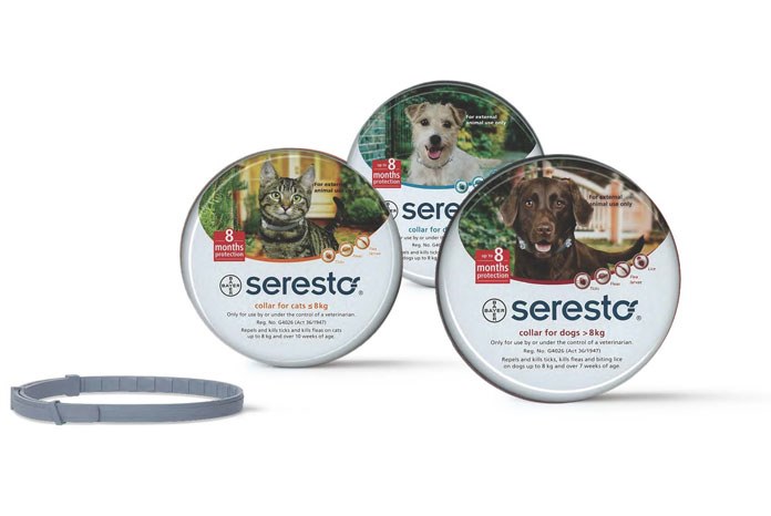 Bayer Animal Health has announced that Seresto, it's flea and tick collar for cats and dogs,