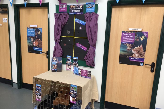 Ceva Animal Health, maker of Adaptil and Feliway, has launched its popular annual competition in which practices are invited to set up displays about fireworks in their waiting rooms and post a photograph on the company's Facebook page in October.