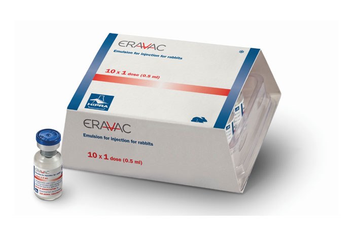 Hipra has announced the launch of a new, single-dose presentation of Eravac, its monovalent vaccine for the prevention of rabbit haemorrhagic disease type 2 (RHD-2) for pet rabbits.