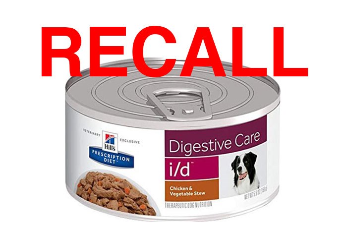 Hills Pet Nutrition has recalled five of its Prescription Diets for dogs after finding elevated levels of vitamin D in the products.