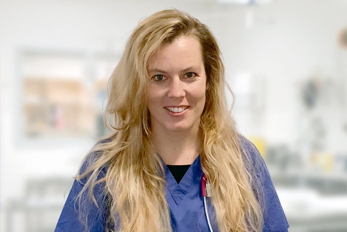 Ludivine Boiron, a specialist in emergency and critical care (ECC)