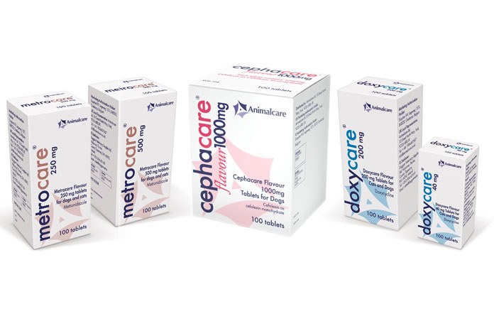 Animalcare has extended its antibiotic range with the launch of Doxycare, Metrocare, and a new strength Cephacare.