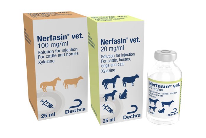 Dechra Veterinary Products has launched Nerfasin vet, an injectable xylasine solution licensed for sedation and premedication prior to general anaesthesia in cattle, horses, cats and dogs.