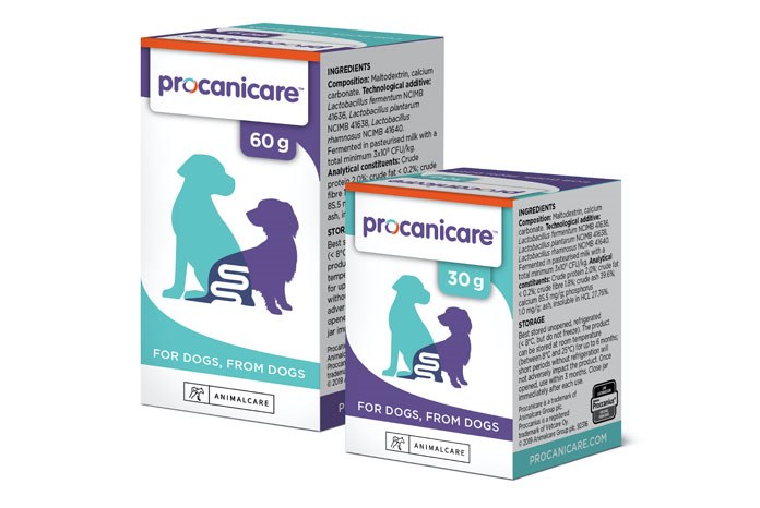 Animalcare has launched Procanicare, billed as the first bacterial GI support product developed from the intestinal bacteria of healthy dogs.