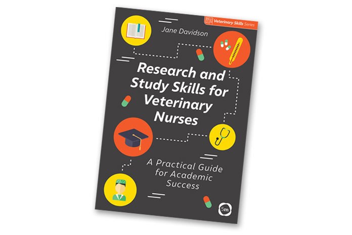 5m has published Research and Study Skills for Veterinary Nurses, a new book to help student veterinary nurses to help them through their course, by Jane Davidson RVN.