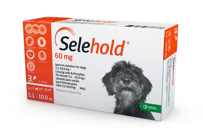 Krka has launched a 3-pack range of Selehold, its selemectin-based spot-on.