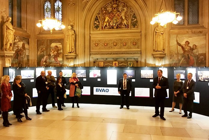 The British Veterinary Association has opened Through the eyes of vets, an exhibition in the House of Commons of the diverse work carried out by veterinary surgeons, depicted in a series of photographs by its members.