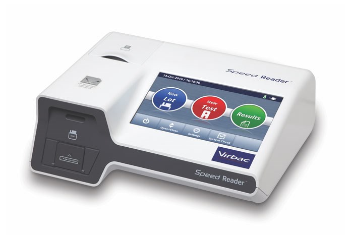 Virbac has launched the Speed Reader, a laser-induced fluorescent reader that measures the concentration of biomarkers in serum and plasma.