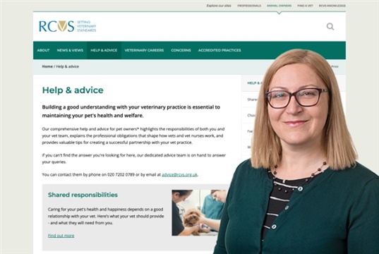 RCVS calls on vet nurses to share new advice for pet owners