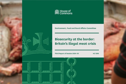 BVA responds to government report warning of the risks from illegal dodgy meat imports