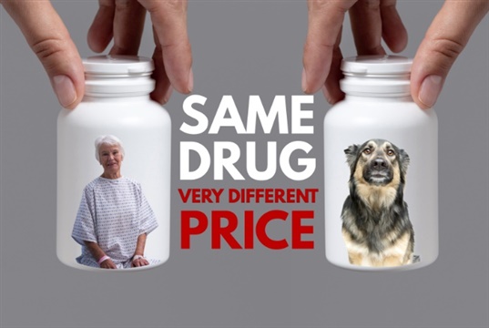 500,000 pet owners cannot afford the cost of veterinary medicines regulation