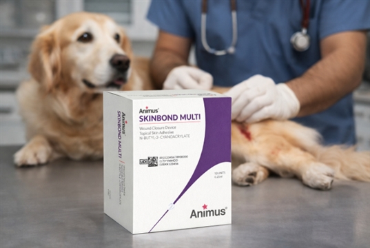 New veterinary single-use skin glue